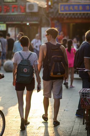 foreign tourists in Chinaのeditorial素材