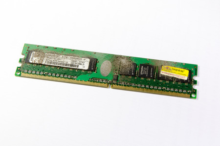 An old memeory card-2010-Covered with dust of memory card,used on PC.