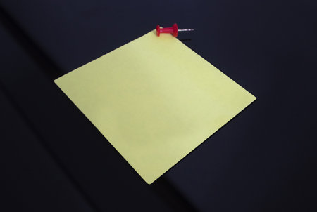 Notepaper on dark background