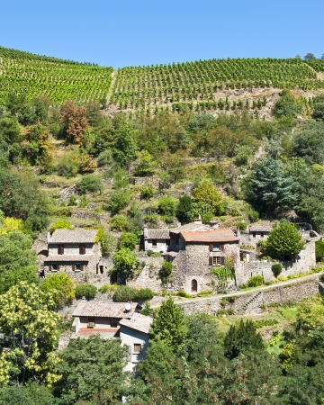 Malevall Sits High above the Rhone River