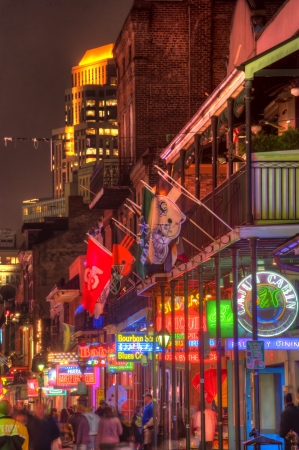 Bourbon Street Neon - New Orleans Energyのeditorial素材