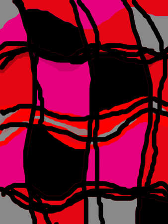 Abstract modern retro grunge fabric poster design elementsの写真素材