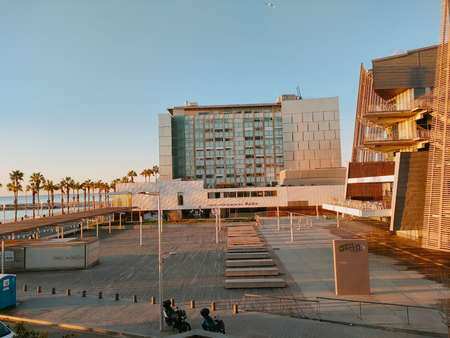 Barcelona panoramic city and sea views