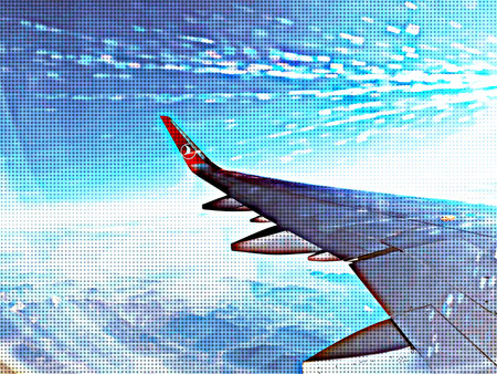 plane wing illustration
