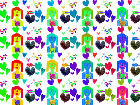 Fun wallpaper design