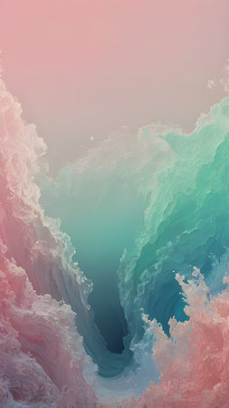 Abstract watercolor background. Fantasy fractal texture. Digital art. 3D rendering.の素材