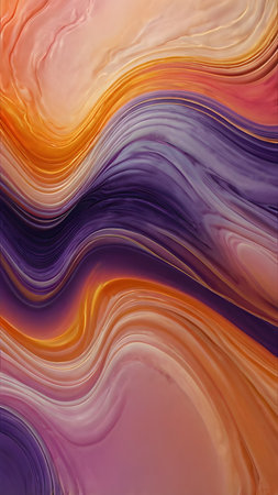 abstract background with a pattern in orange, purple and yellow colorsの素材