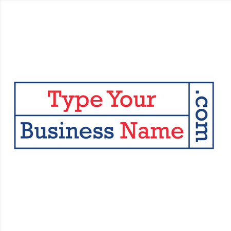 For you, your business, text on blue background. Vector illustrationのイラスト素材