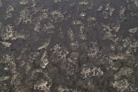 snow crystals macro, shallow depth of field, suitable for header or banner