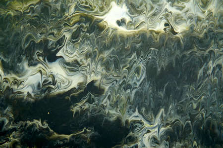 White gray Marble ink acrylic painted waves texture background