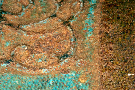 An ornamental piece of iron in a vintage design