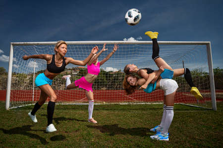 Soccer Girlsの写真素材