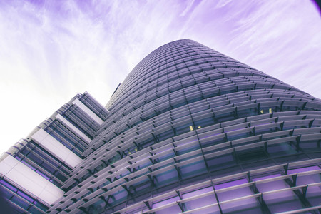 A large office building