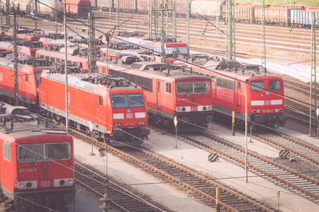 Railway enginesの写真素材