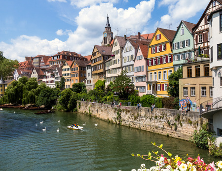 Tubingen,  TÃ¼bingen , a traditional university town in central Baden-WÃ¼rttemberg, Germany の写真素材