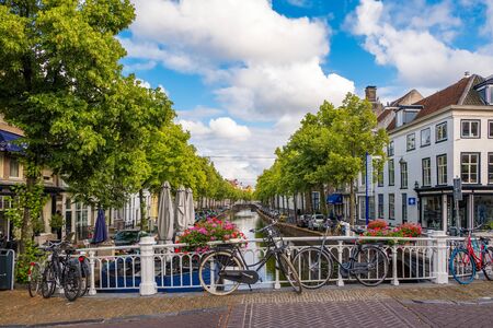 DELFT, NETHERLANDS, - JULY, 8, 2019: Delft in the Netherlands.のeditorial素材