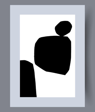 Printable wall art vector posterのイラスト素材