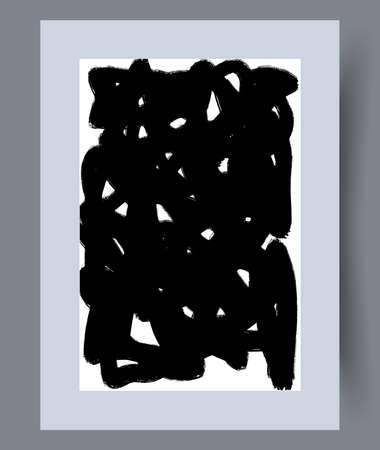 Printable wall art vector posterのイラスト素材