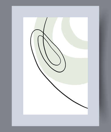 Printable wall art vector posteのイラスト素材