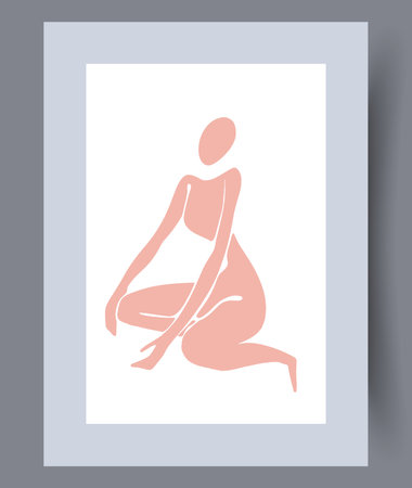 Printable wall art vector posterのイラスト素材