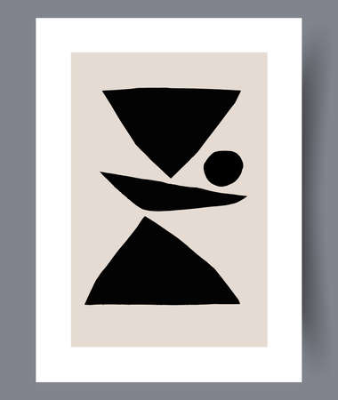 Printable wall art vector posterのイラスト素材