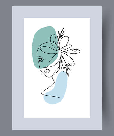 Printable wall art vector posterのイラスト素材