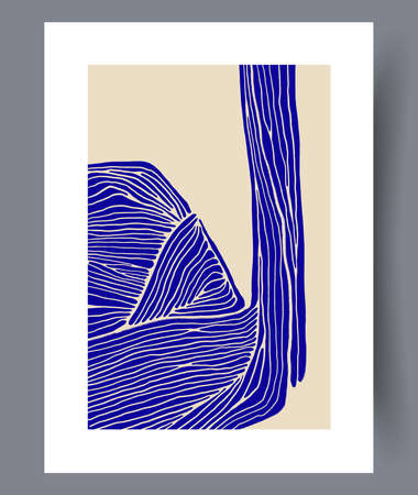 Printable wall art vector poster set vector.のイラスト素材