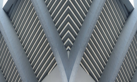 Abstract dynamic architectureの写真素材