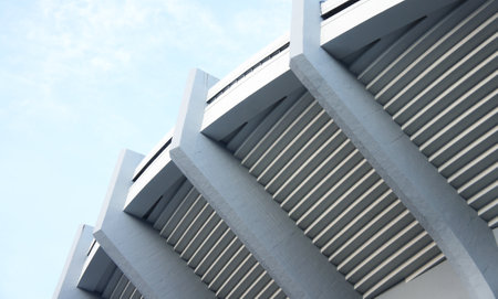 Abstract dynamic architectureの写真素材