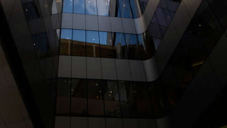 modern office building.building with copy space.windows office building for background