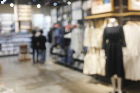 Interior of home store blur background.の写真素材