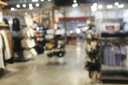 Interior of home store blur background.の写真素材