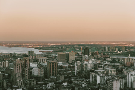 Montreal from the topのeditorial素材