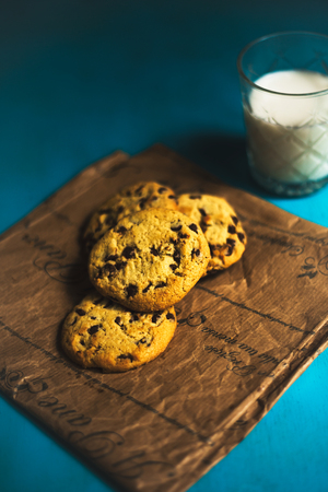 Moody cookies and milk