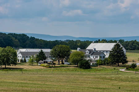 The Eisenhower Farm, Gettysburg, Pennsylvania, USAの写真素材
