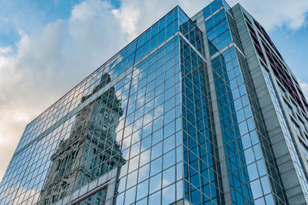 Reflections of Old and New, Boston, Massachusetts, USA