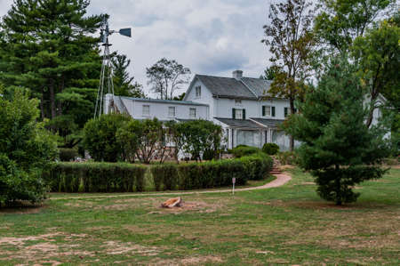 The Eisenhower Farmhouse, Gettysburg, Pennsylvania, USAの写真素材