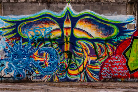 New Age Street Art, Glen Rock, Pennsylvania, USAの写真素材