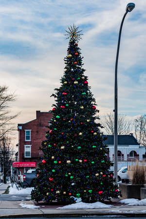 Christmas Tree, Lebanon, Pennsylvania, USAの写真素材