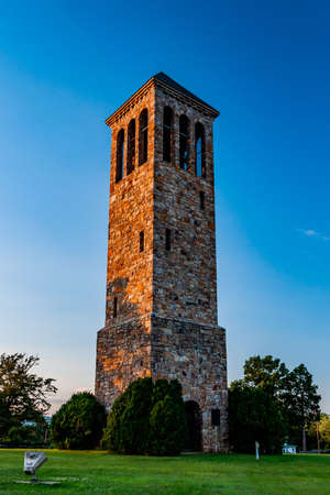 Singing Tower at Sunset, Luray, Virginia, USAの写真素材