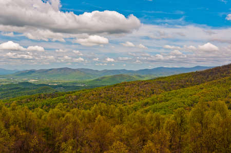 Spring in the Appalachians, Shenandoah National Park, Virginia, USAの写真素材