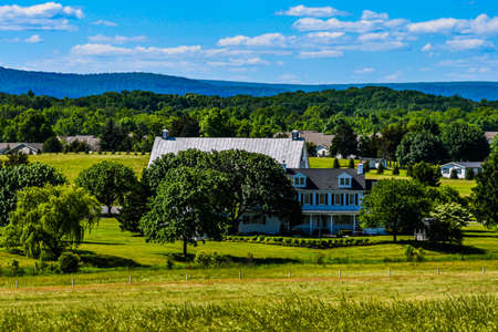 Photo of The Eisenhower House and Farm, Eisenhower National Historic Site, Gettysburg, Pennsylvania USAの写真素材