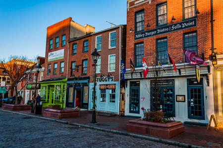Photo of Sunset at Fells Point, Baltimore, Maryland, USAの写真素材