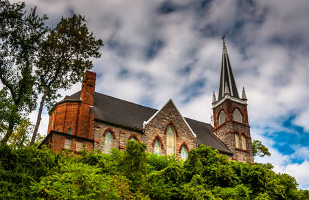 Photo of Saint Peters Roman Catholic Church, Harpers Ferry, West Virginia USAの写真素材