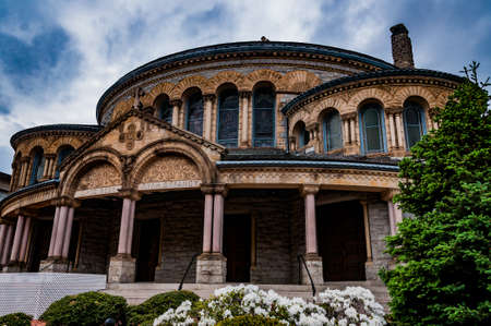 Greek Orthodox Cathedral of the Annunciation in Mount Vernon, Baltimore, Marylandの写真素材