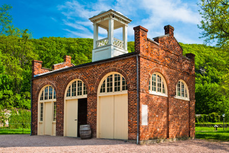 John Browns Fort, Harpers Ferry, WVAの写真素材