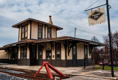 Photo of The Gettysburg and Harrisburg Railway Station, Gettysburg, Pennsylvania USAのeditorial素材