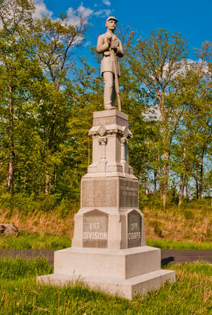 Photo of The 110th Pennsylvania Volunteer Infantry Monument, Gettysburg National Military Park, Pennsylvania USAのeditorial素材