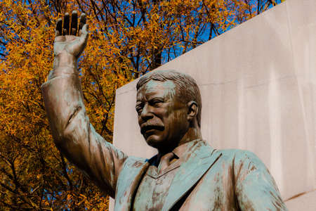Photo of Theodore Roosevelt Memorial, Roosevelt Island, Washington, DC USA