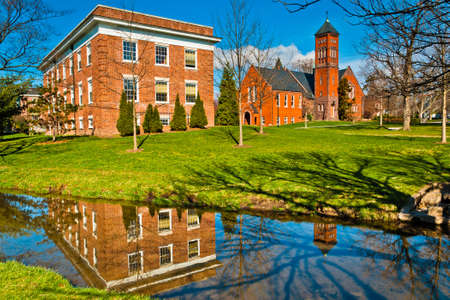 Reflections of Gettysburg College, PAのeditorial素材